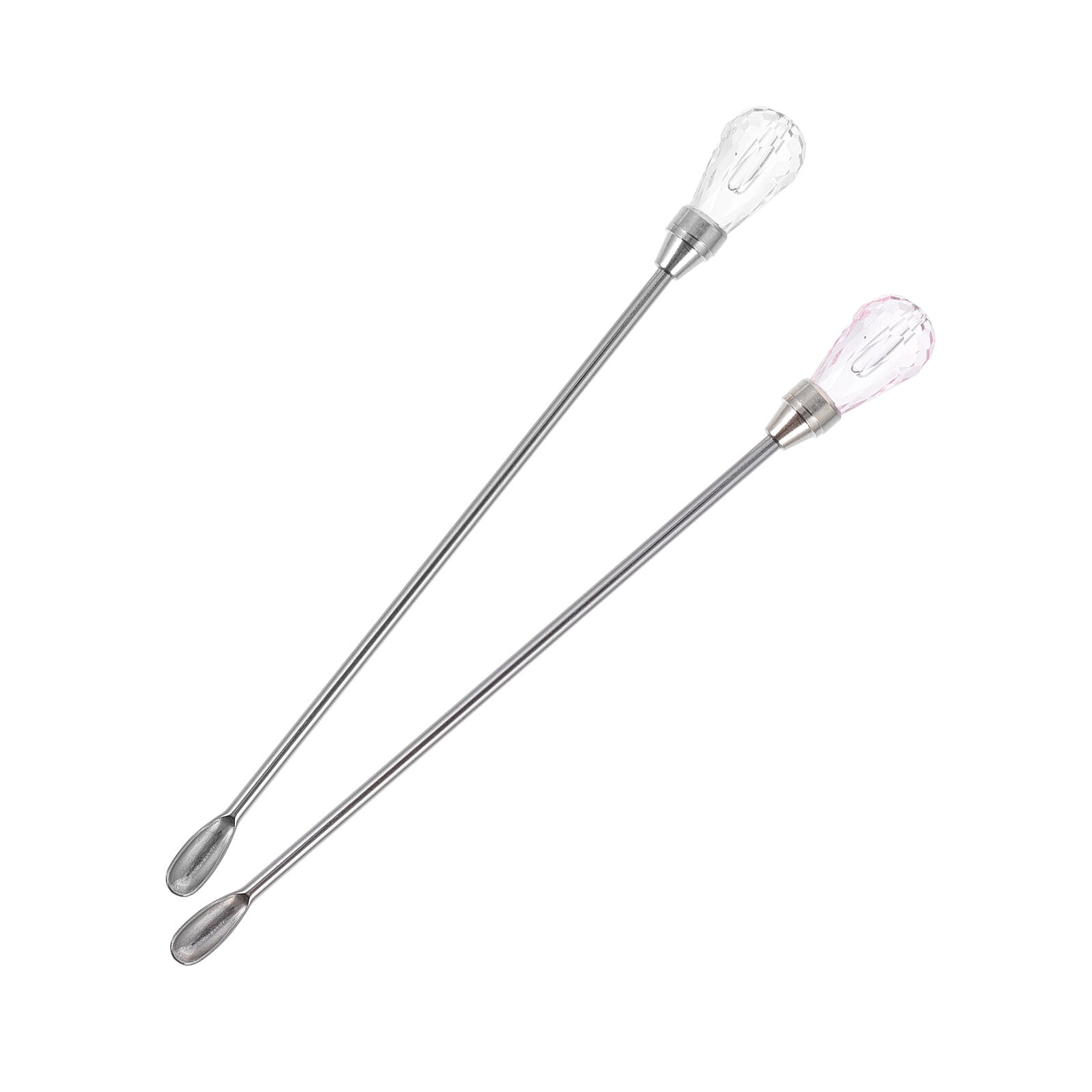 2 Pcs Lacquer Mixing Spoon Sealing Wax Stirring Sticks Rods Drinks