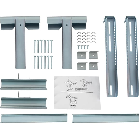 2 Pcs Ladder Jacks, Scaffolding Platform with Wing Screws 661.39 LBS Capacity Ladder Jack with Strong Load Bearing for Working Stage$$Tools