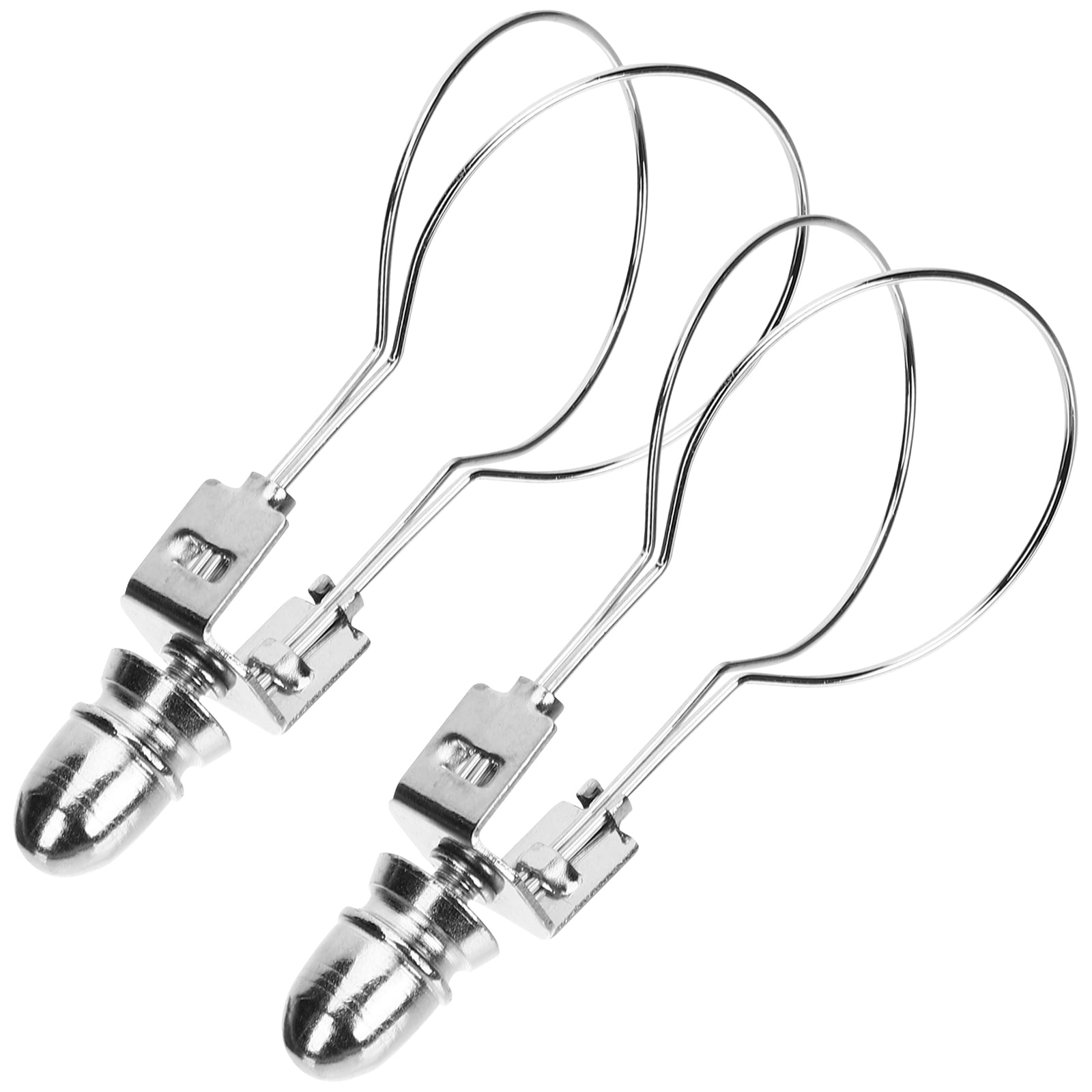 2 Pcs Lamp Shade Light Bulb DIY Lighting Supplies Black Stand Lampshade Clipon