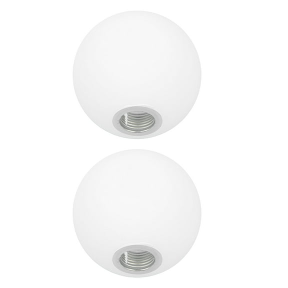 NIAIZEK  White Ball Glass Lampshade 2Set Soft Light Bedroom Living Room