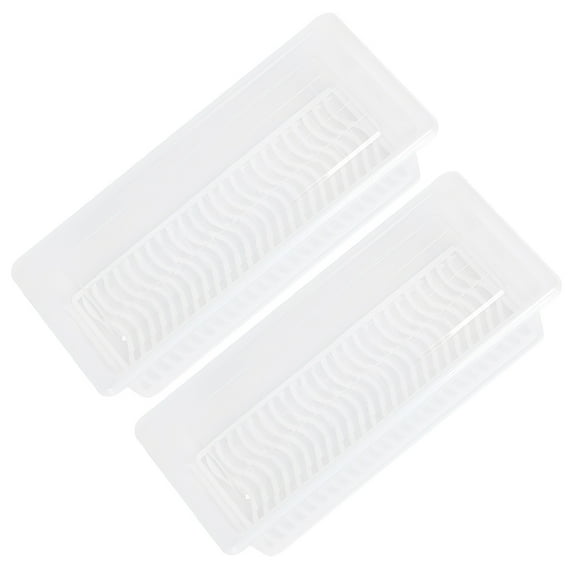 2pcs Food Storage Boxes Crisper Boxes Food Container Kitchen Storage Box for Home