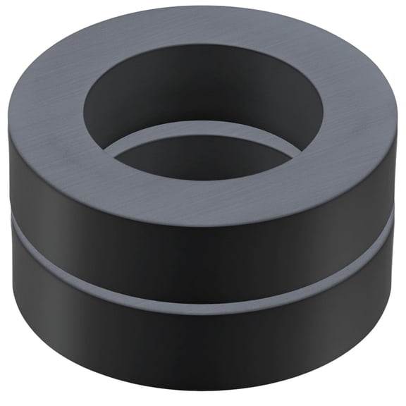 2 Pcs Large Magnet Heavy Duty 4" OD x 2.36" ID 0.79" Thick (100mm 60mm 20mm) Grade 10 Strong Ferrite Ring Round Magnets for Science Experiments Industrial Educational & DIY Applications
