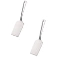 thumbnail image 1 of 2 Pcs Lasagna Server, Griddle Spatula Cake Server, Stainless Steel Cooking Spatula, Rainbow Pie Server Stainless Steel Pizza Spatula with Mirror Polish, 10.24 Inch, Silver, 1 of 5