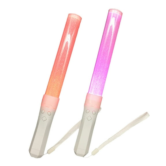 2 Pcs Led Light Stick Concert Lights Glow Birthday Party Festival Rave