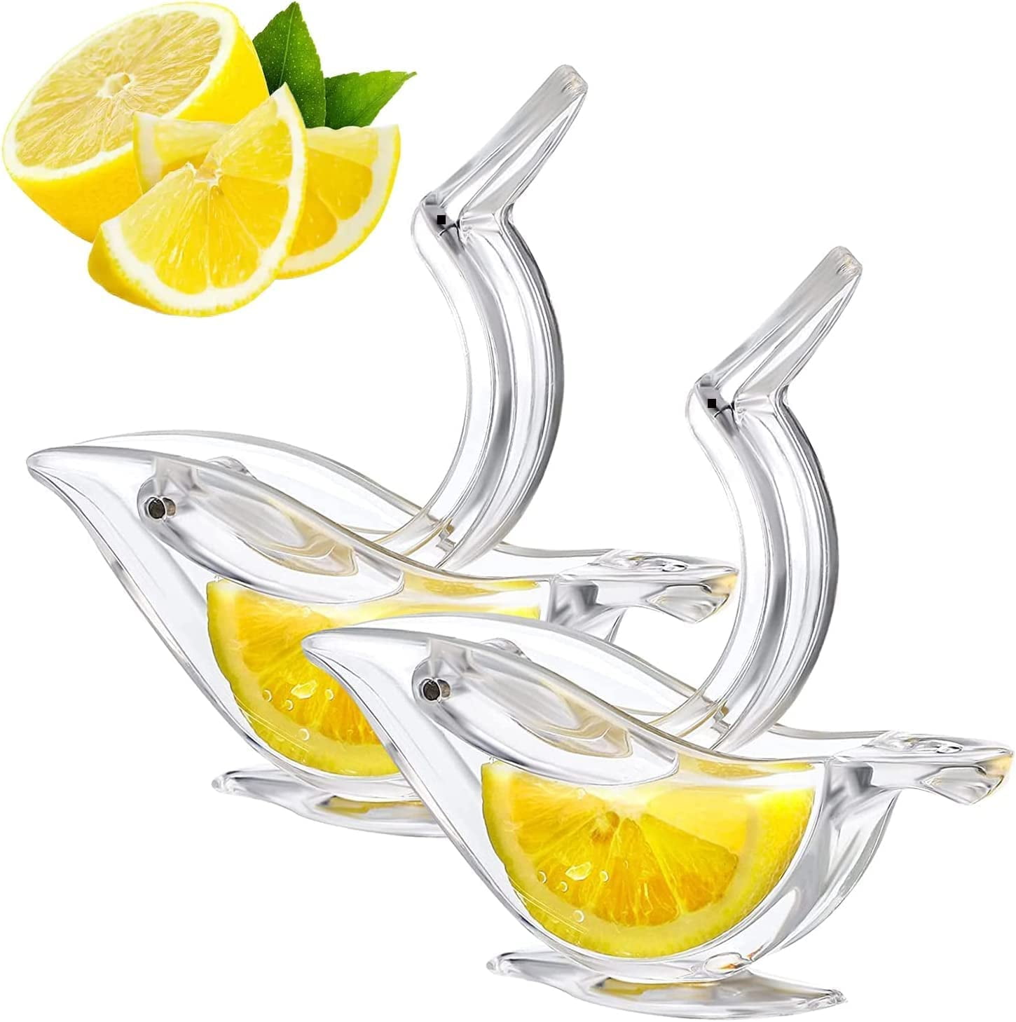 1/2PCS Manual Juicer Acrylic Lemon Squeezer Portable Transparent Kitchen  Bar Gadget Bird Shape Citrus Juicer - AliExpress