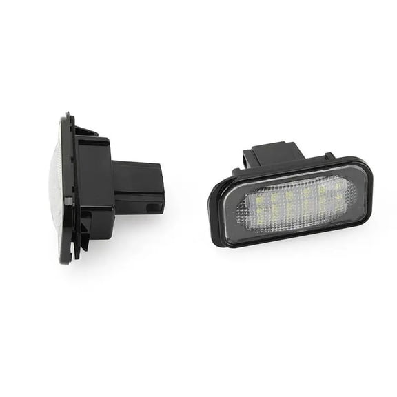 2 Pcs License Plate Lights For Mercedes-Benz C-Class W203 2001-2007 /CLK-Class W209 Coupe 2002-2009 SL-Class R230 2001-2011
