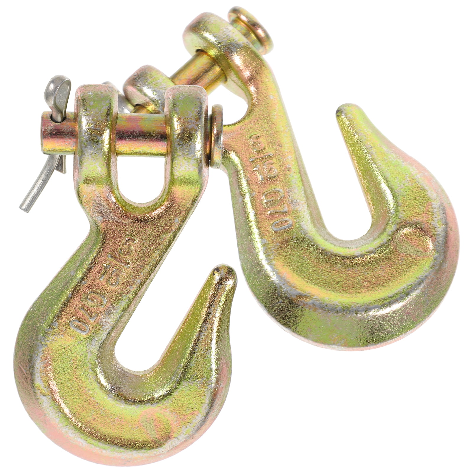 2 Pcs Lifting Hook Hooks for Hanging Logging Chain Cargo Alloy Steel