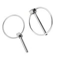 2 Pcs Linch Pin 3/16" 316 Stainless Steel Linch Pin Tractor Pins Lynch Pins Heavy Duty Lynch Pin