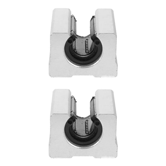 2 Pcs Linear Motion Bearing Block Sbr Slider Seat Guide Aluminum Alloy