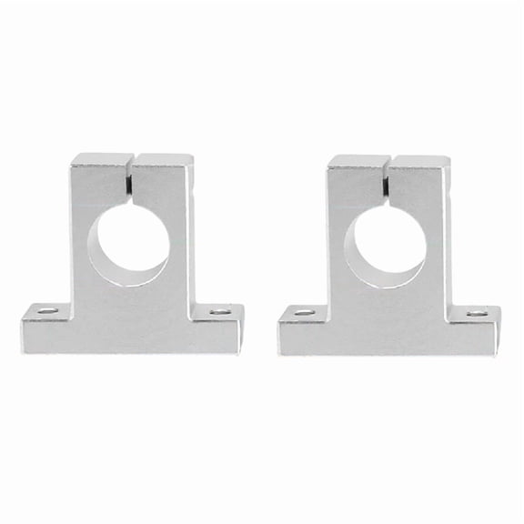 2 Pcs Linear Motion Rail Clamping Rod Rail Guide Support Shaft Bracket Coupling Mount y1317