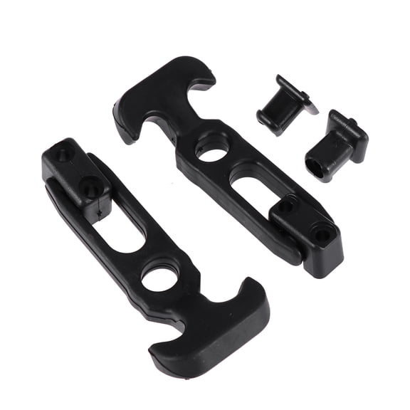2 Pcs Lock Anchor Car Automobile Repacking Clip Tail Box Buckle