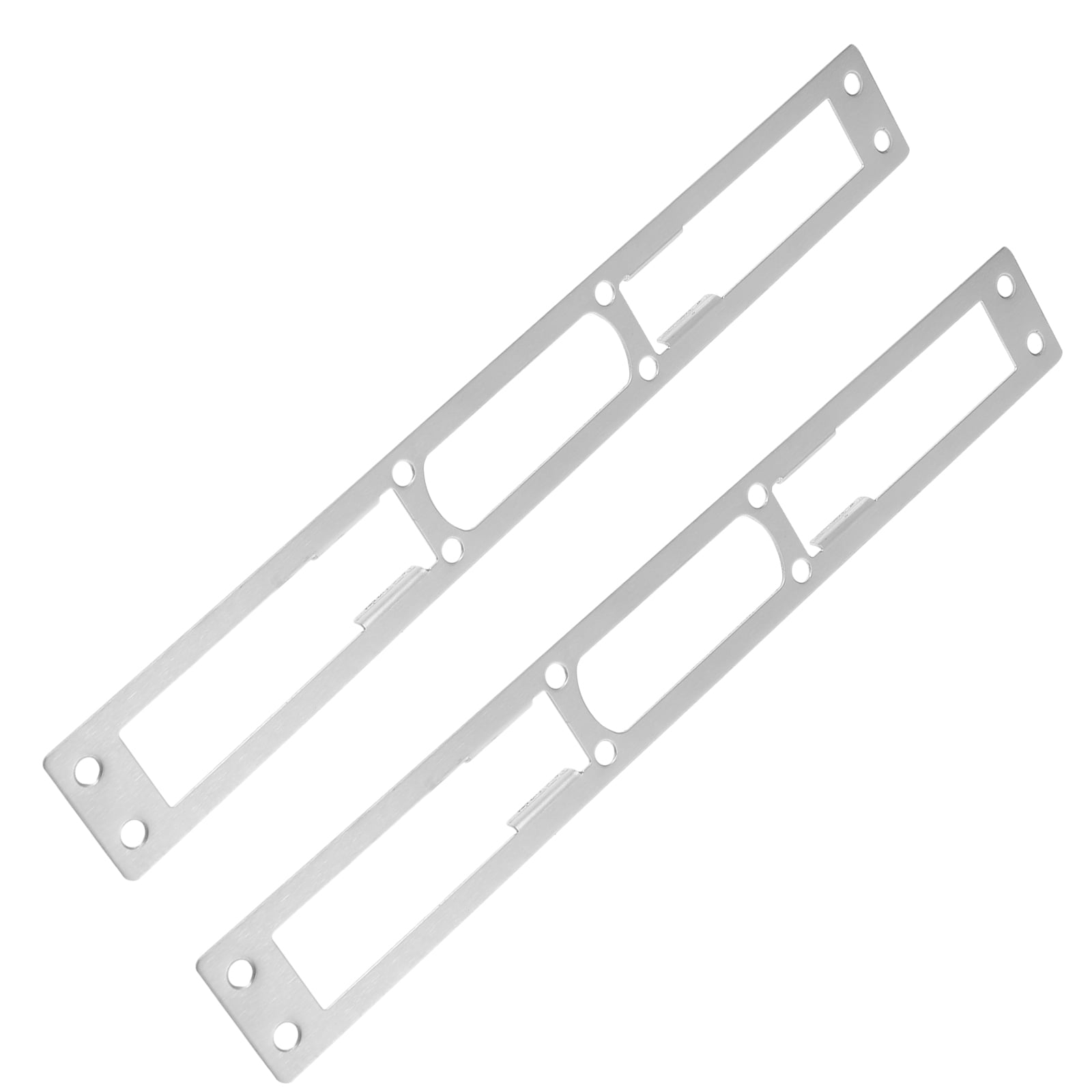 2 Pcs Lock Tongue Buckle Strike Plates For Exterior Doors Interior Body Home Security Products