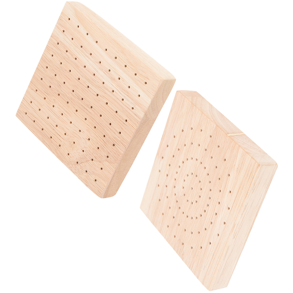 2 Pcs Lollipop Display Stand Lollipops Shelves Wooden Stands Wedding