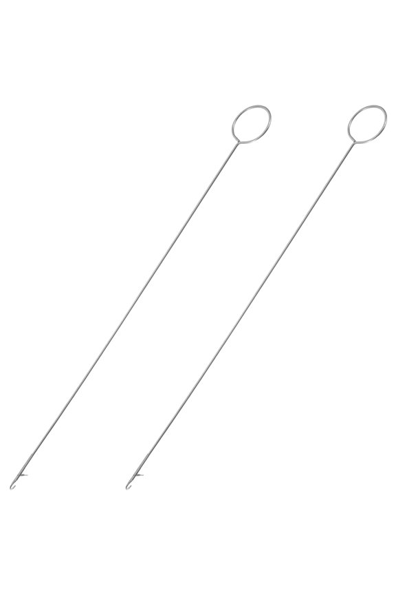 2-Pack Sewing Thread Puller Tool for Home Crafting, Easy to Use, Size 26.5 x 0.5 x 0.5 cm