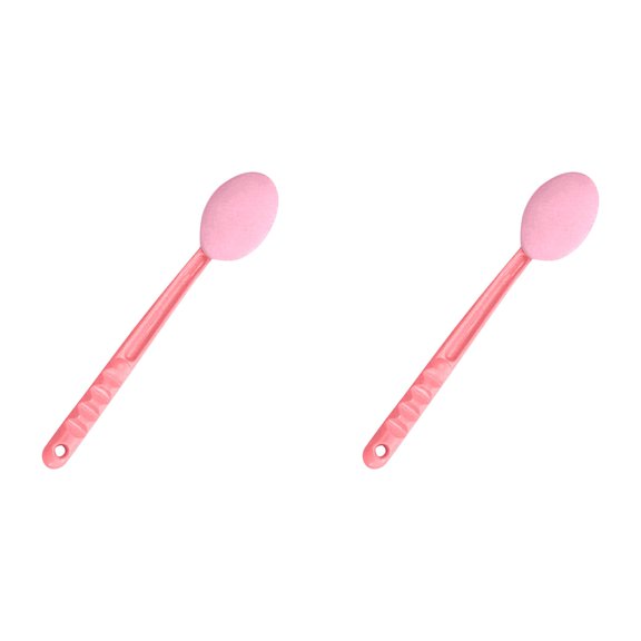 2 Pcs Lotion Applicator for Back, 6.69 inch Back Lotion Applicator with Long Handle, Washable Back Brush, Easy Reach Back Washer for Shower, Back Sunscreen Applicator for Elderly Women
