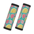 2 Pcs Luggage Handle Wraps for Suitcase Corloful Seashells Suitcase