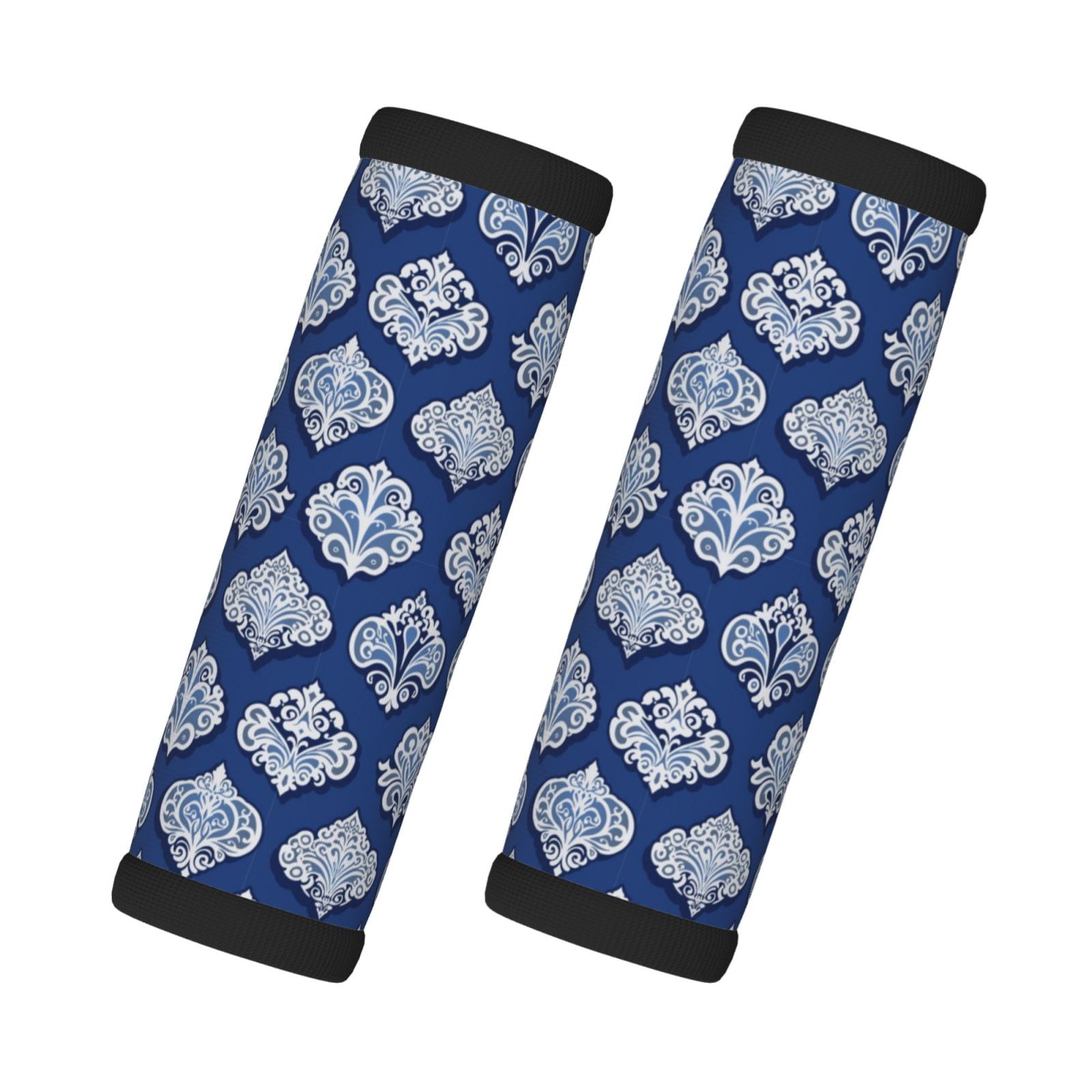 2 Pcs Luggage Handle Wraps for Suitcase Retro Traditional Royal