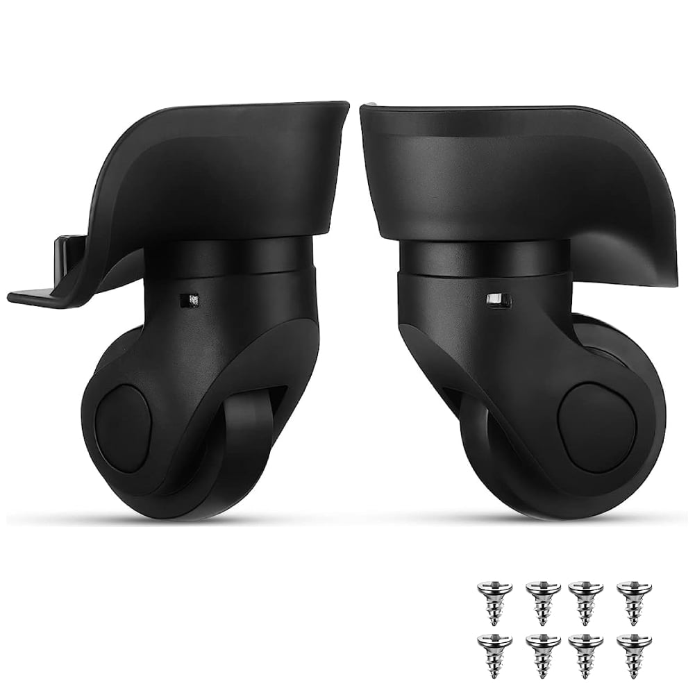2 Pcs Luggage Wheels Replacement Travel Suitcase Caster Wheels Swivel