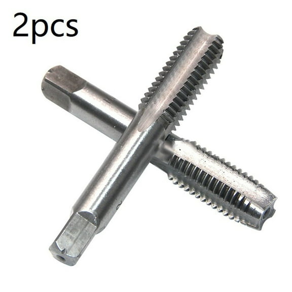 2 Pcs M4 HSS Screw Tap Drill Bit Set Straight Flute Plug Tap Hand Tools