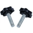 thumbnail image 1 of 2 Pcs M8 x 30mm Male Thread 32mm Star Clamping Knob Black, 1 of 8