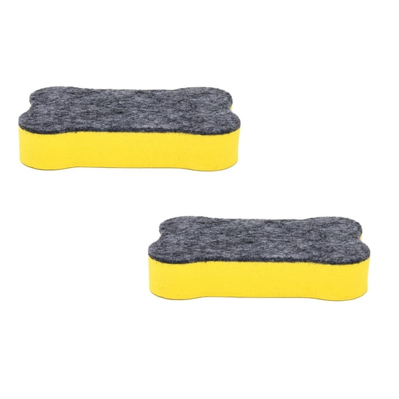 2 Pcs Magnetic Dry Erase Eraser, Small Magnetic Whiteboard Eraser in Bright Color, Cute Bone Shape Dry Erase Board Eraser Whiteboard Eraser, Assorted Color Small Magnetic Dry Eraser