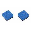 thumbnail image 1 of 2 Pcs Magnetic Whiteboard Eraser Reusable Dry Erase Eraser Magnetic Whiteboard Dry Erase Eraser Compact Whiteboard Erasers for White Board White Board Erasers, 1.97"x1.97"x0.78", Blue A, 1 of 8
