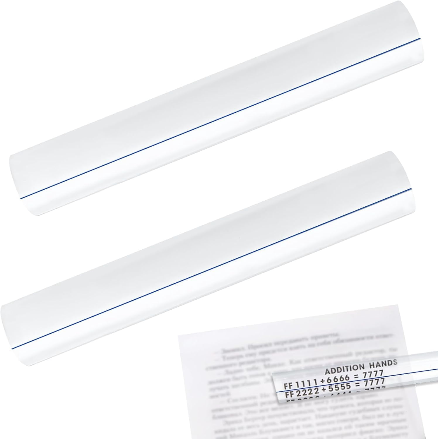 2 Pcs Mahjong Line Magnifier, Clear Mahjong Line Magnifying Finder ...