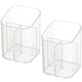 thumbnail image 1 of 2 Pcs Makeup Brush Bucket Dresser Vanity Table Makeup Brush Organizer Makeup Organizer for Desk Large Makeup Brush, 1 of 6