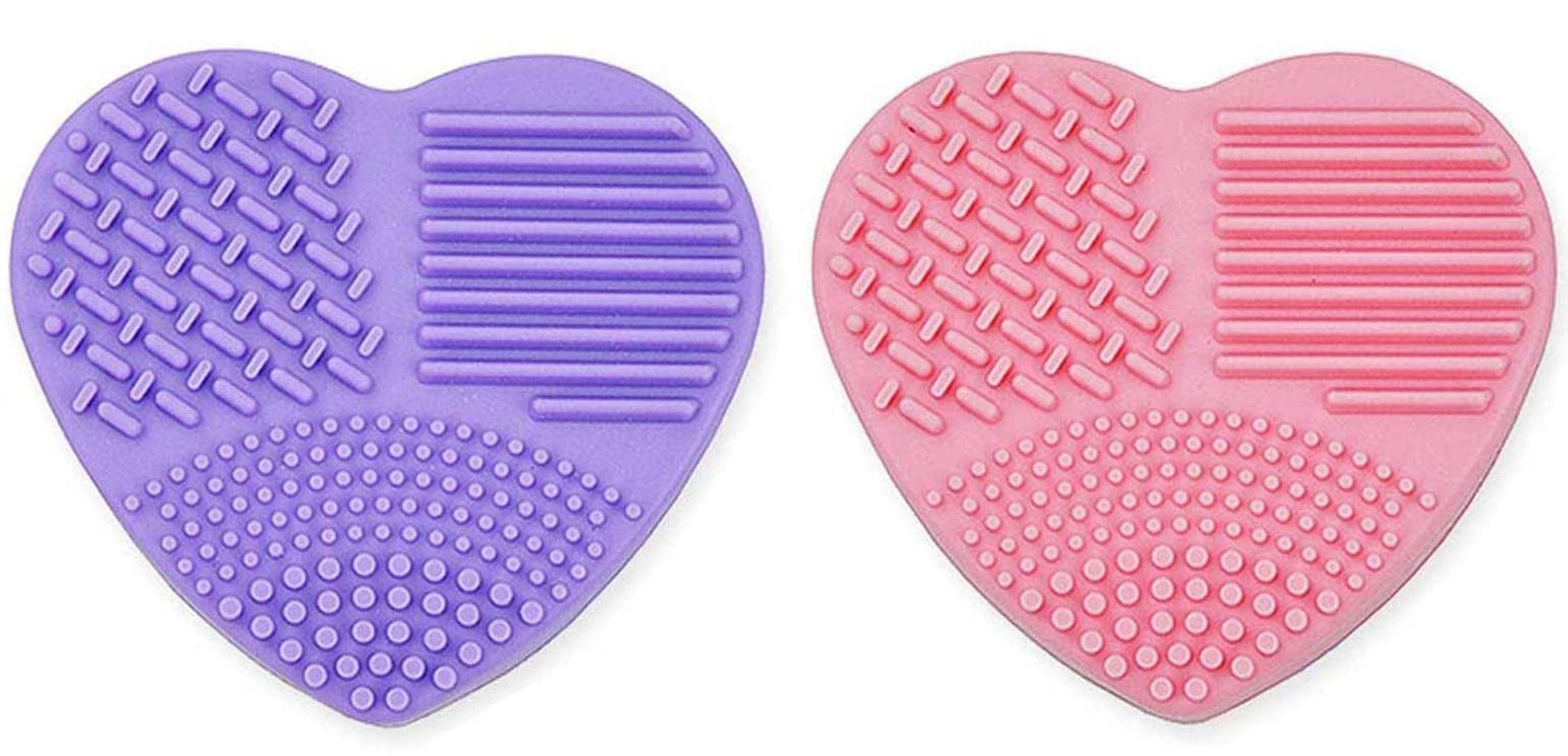 2 Pcs Makeup Brush SE33 Cleaner Mats Silica gel Cosmetic Brush Cleaning