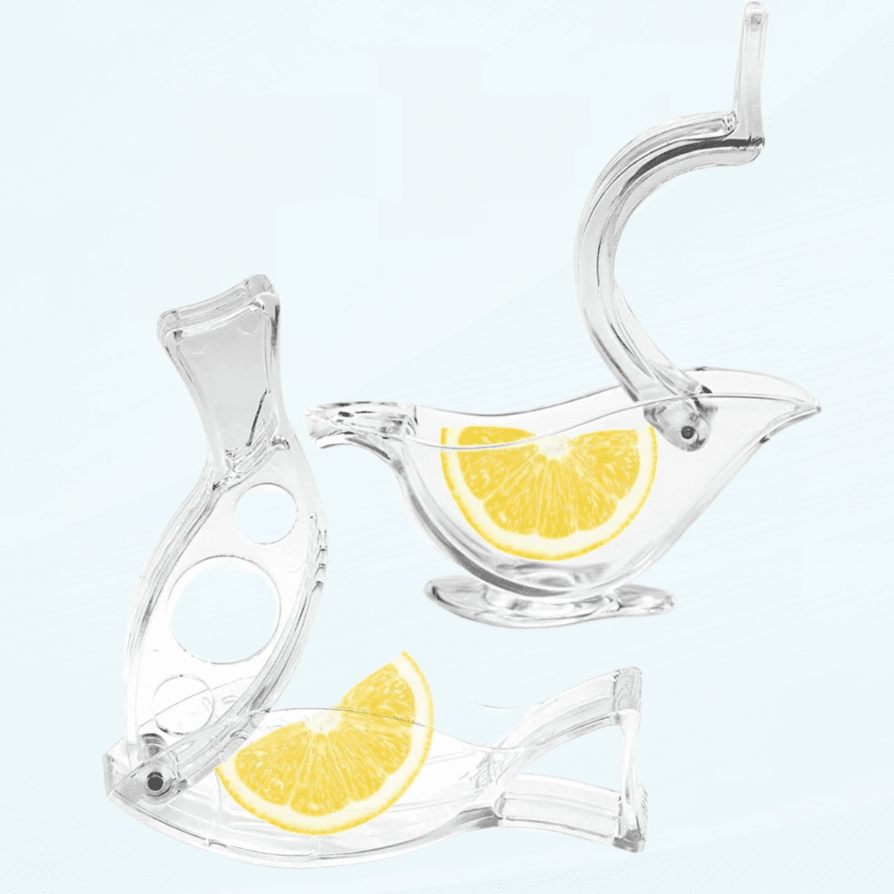 2 Pcs Manual Lemon Juicer, Bird Shape and fish Shape Manual Lemon Slice