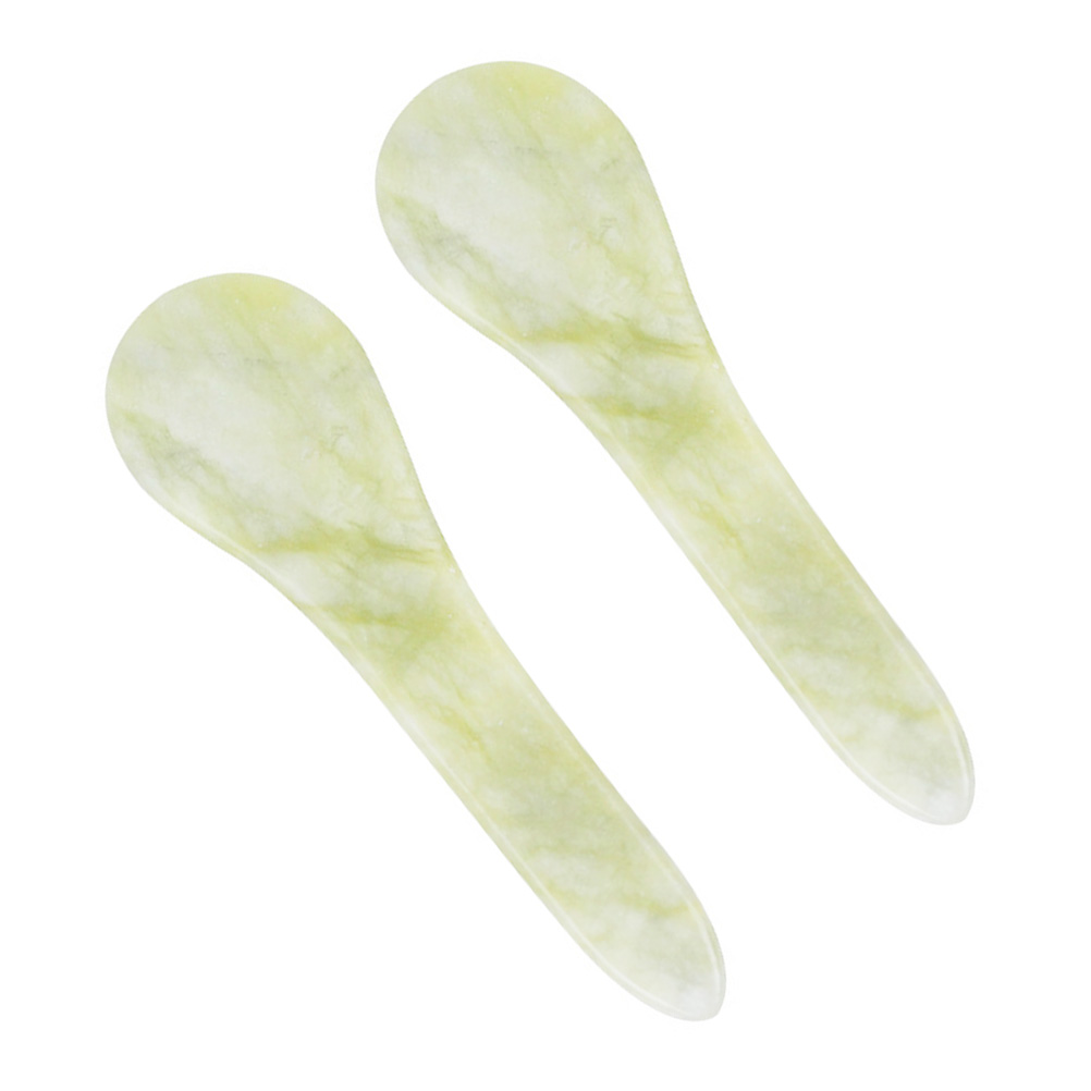 2 Pcs Massaging Plate Skin Care Tool Jade Massage Board Guasha Massage