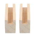 2 Pcs Mattress Raiser Bed Raising Blocks Table Leg Risers Desk Legs Furniture Lifters