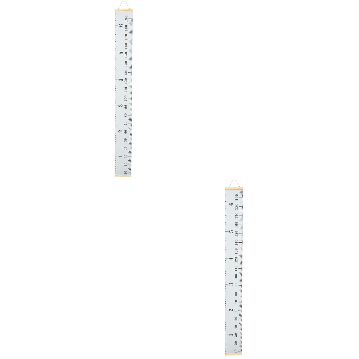 2 Pcs Measure Height Ruler Wall Mounted Chart Child - Walmart.com