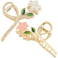 thumbnail image 1 of 2 Pcs Medium Hair Clips Flower Catch Fish Women's, 1 of 6
