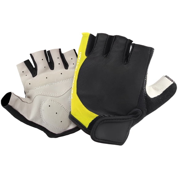 Half Finger Bike Gloves for Men & Women, Anti-Slip Padded Breathable Cycling Gloves for Road Mountain Biking