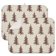 thumbnail image 1 of 2 Pcs Merry Christmas Dish Drying Mat - 18 X 24 Inch Santa Absorbent Microfiber Kitchen Counter Mat Xmas Housewarming Gift for Home Cooks, Dish Drying Pad for Dishes, Cups, Utensils, Pots & Pans, 1 of 3