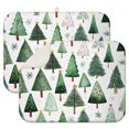 thumbnail image 1 of 2 Pcs Merry Christmas Dish Drying Mat - 18 X 24 Inch Santa Absorbent Microfiber Kitchen Counter Mat Xmas Housewarming Gift for Home Cooks, Dish Drying Pad for Dishes, Cups, Utensils, Pots & Pans, 1 of 3