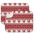 thumbnail image 1 of 2 Pcs Merry Christmas Dish Drying Mat - 18 X 24 Inch Santa Absorbent Microfiber Kitchen Counter Mat Xmas Housewarming Gift for Home Cooks, Dish Drying Pad for Dishes, Cups, Utensils, Pots & Pans, 1 of 3