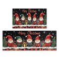 thumbnail image 1 of 2 Pcs Merry Christmas Kitchen Rugs and Mats Set of 2 Xmas Snowflake Winter Happy New Year Kitchen Mats for Floor Non Skid Kitchen Floor Matfor Bath Cooking (47x17+30x17 inches), 1 of 7