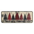 thumbnail image 1 of 2 Pcs Merry Christmas Kitchen Rugs and Mats Set Christmas Snowflake Gnomes Short Kitchen Floor Mat Non Slip Kitchen Rugs and Matsfor Cook Home Decor (47x17+30x17 Inches), 1 of 1
