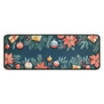 thumbnail image 1 of 2 Pcs Merry Christmas Kitchen Rugs and Mats Set Farmhouse Holiday New Year Kitchen Floor Mat Anti Fatigue Kitchen Rugs and Matsfor Outdoor Bedroom (47x17+30x17 Inches), 1 of 7