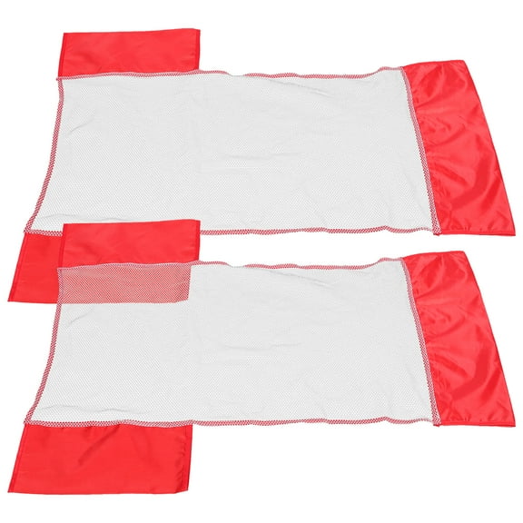 2 Pcs Mesh Hammock Convenient Swim Float Pool Accessory Interesting Net Swimming Chair Bag Portable