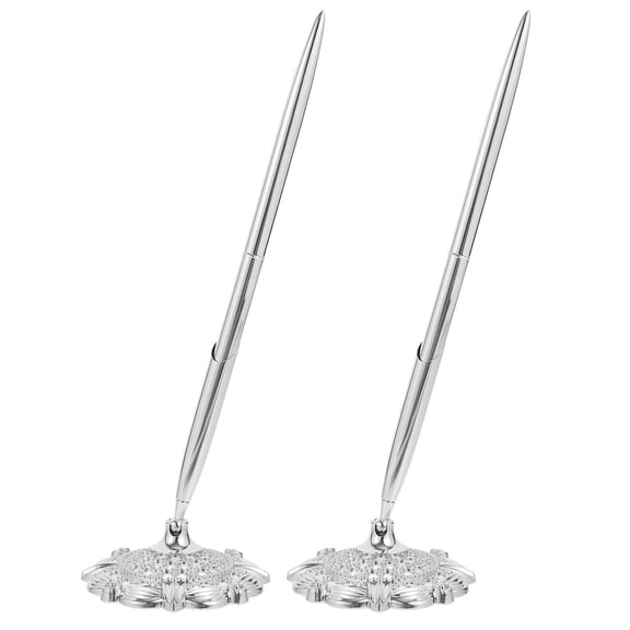 Tendycoco 2Pcs Professional Sign Pens Decorative Writing Tools for Desktop Business Use Daily Accessories