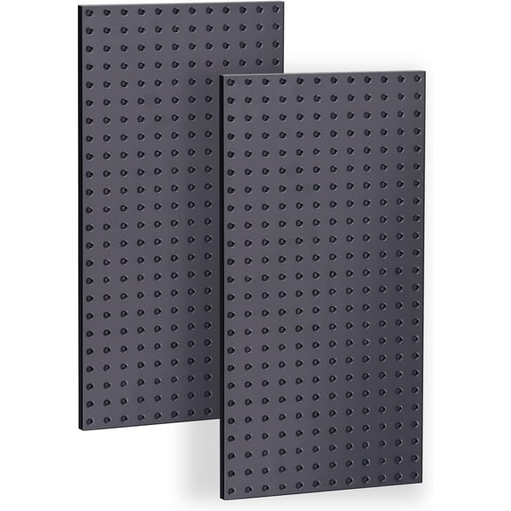 2 Pcs Metal Pegboard Wall Panels, Peg Boards for Garage Tool Storage