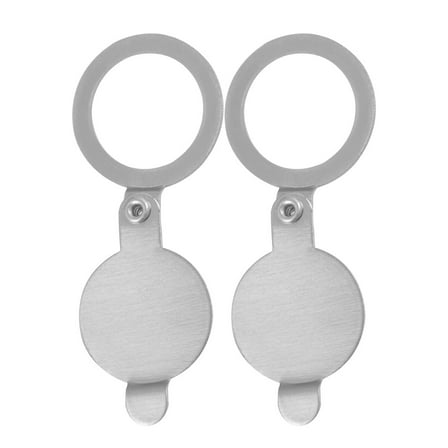2 Pcs Metal Privacy Door Covers for Home Interior Doors