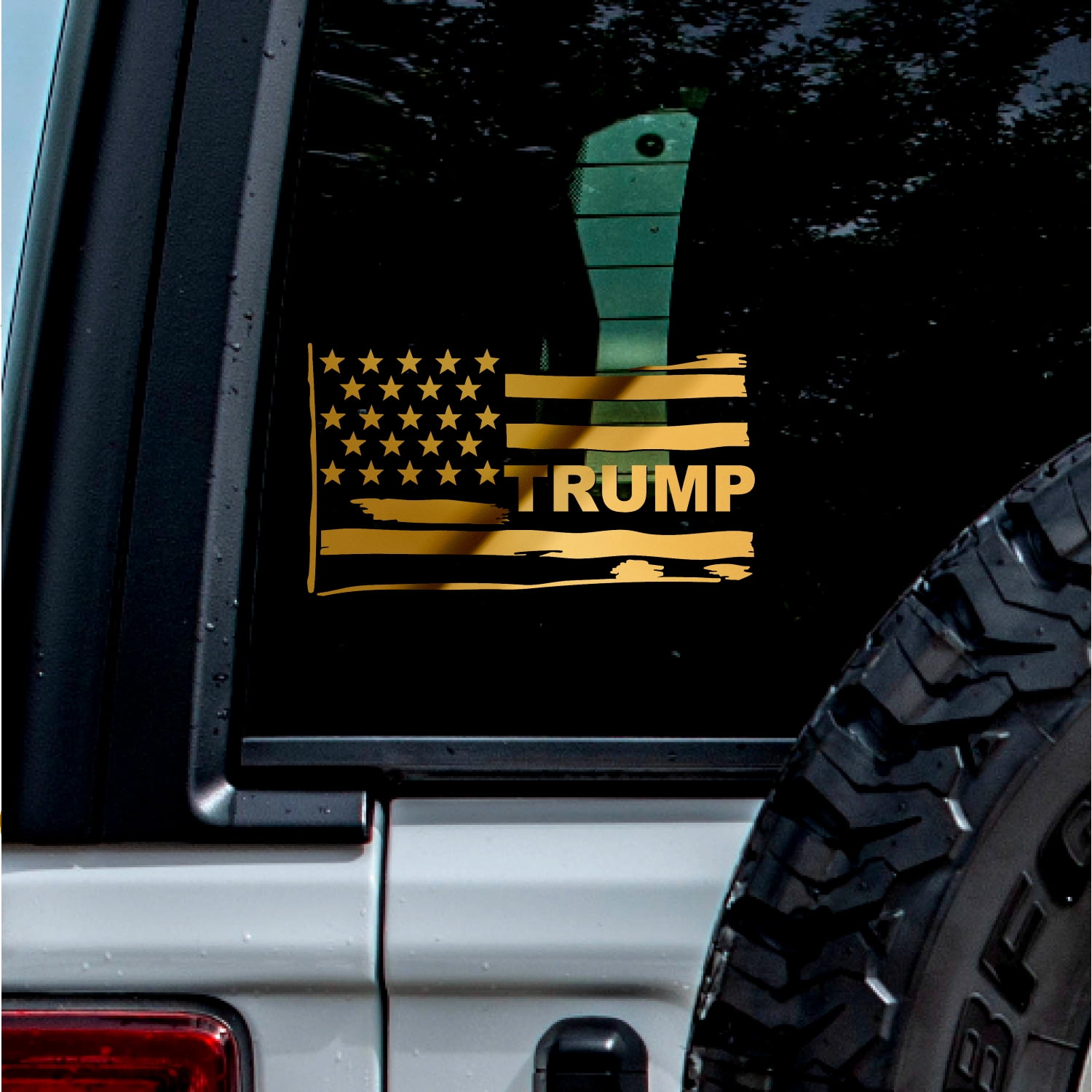 (2 Pcs, Metallic Gold, 8.3'' X 4.7'') Donald Trump 2024 Election ...