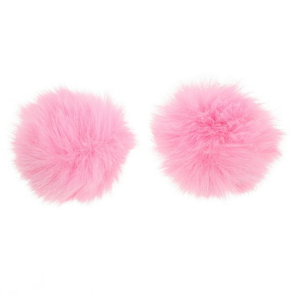 KALLORY Plush Mic Sleeve Microphone Cover Artificial Wool 2Pcs for Users of Microphones