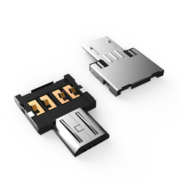 (2 Pcs) Micro USB OTG Adapter, EpicGadget(TM) Micro USB to USB Flash Drive OTG Ultra Mini Adapter for Android/Smartphone/Tablet/Samsung Galaxy
