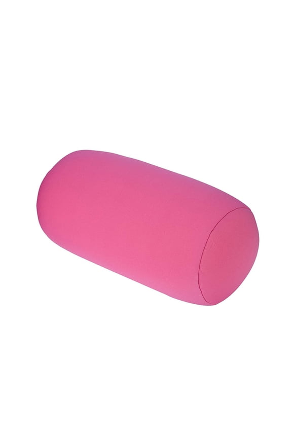 2 Pcs Microbead Roll Pillow 11.8 x 6.3 Inch Soft Pillow Bolster Cylindrical Pillow Microbead Pillows for Sleeping Home Travel Neck Head Back Support Rest