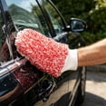thumbnail image 1 of 2 Pcs Microfiber Car Wash Mitt, 7×11 inch Elastic Cuff Thick Plush Fiber Cleansing Glove, Absorbent Detailing Washing Gloves for Cars Motorcycles SUVs Trucks Boats, Home Dusting Microfiber Gloves, 1 of 1